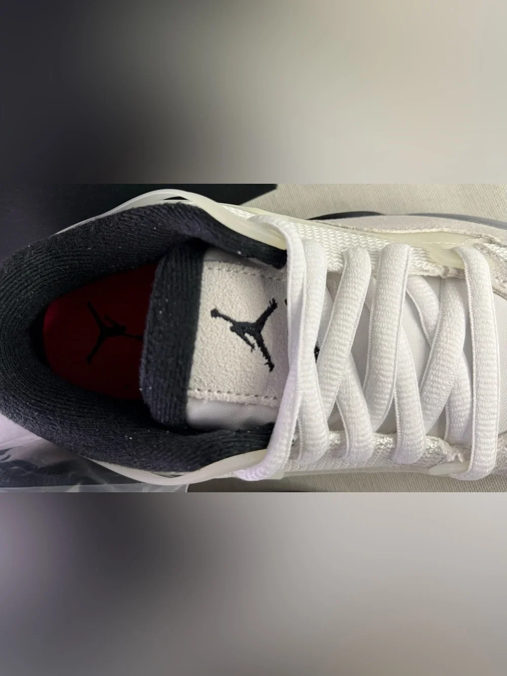 Jordan Low-Top Sneakers - Youth 6 New White, Black, Gray